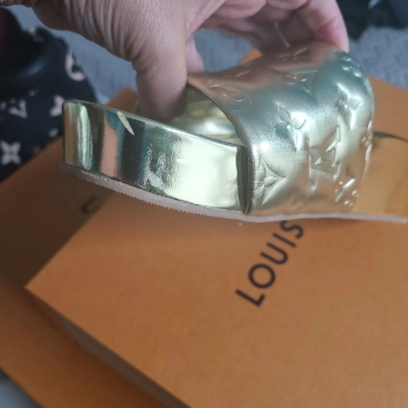 Louis Vuitton Jumbo Flatform mule slides - Picture 11 of 14